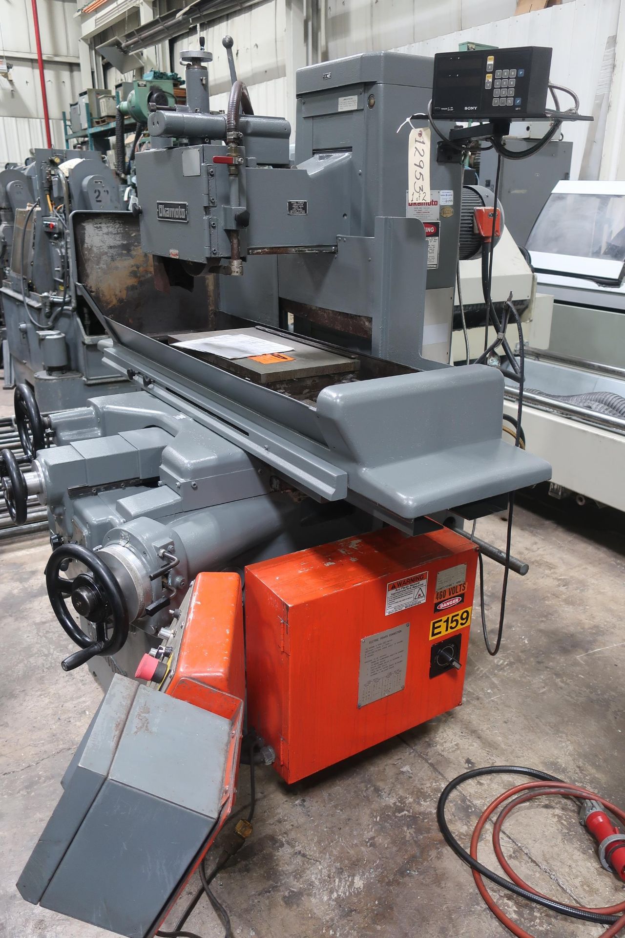 12"x24" OKAMOTO 124N HYDRAULIC SUFACE GRINDER, S/N 7441 - Image 6 of 9