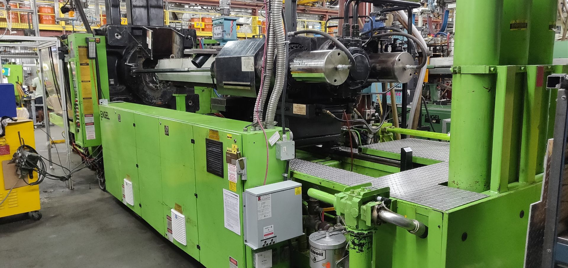 600 TON ENGEL ES4550/600-AH-CC100-A03 INJECTION MOLDING MACHINE, NEW 1998 - Image 6 of 6