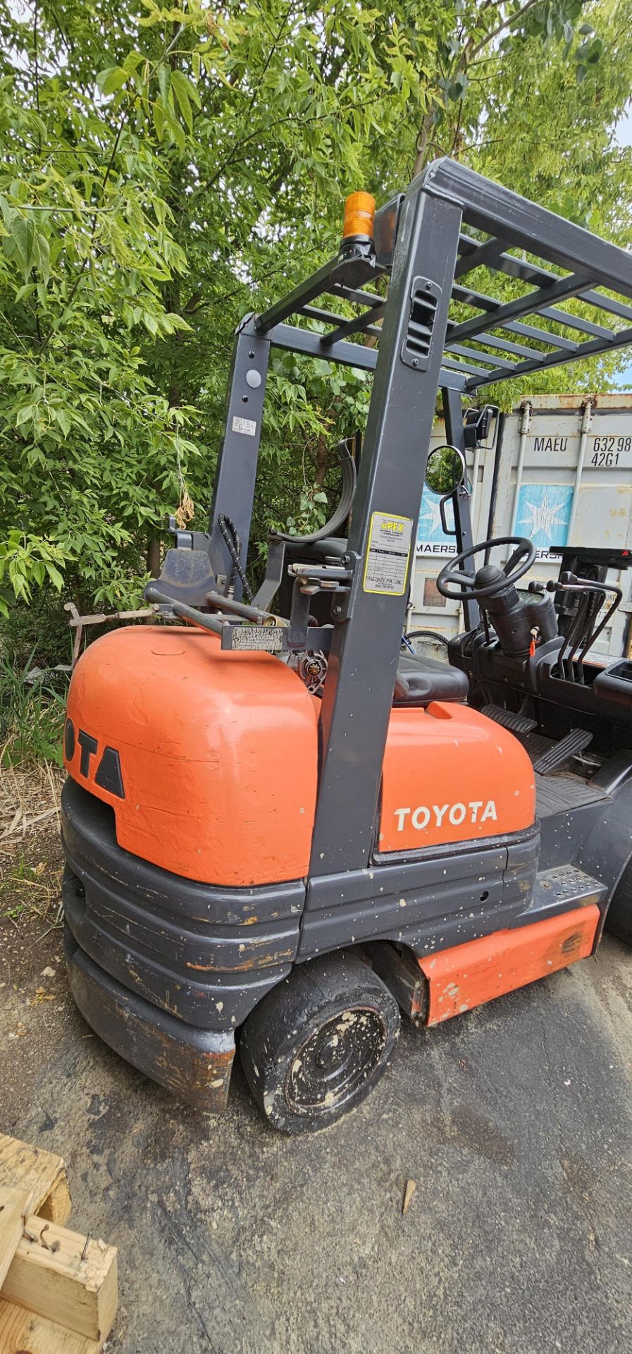 5,000lb Toyota Forklift Truck Model 42-6FGCU25, SN 72210 - Image 5 of 6