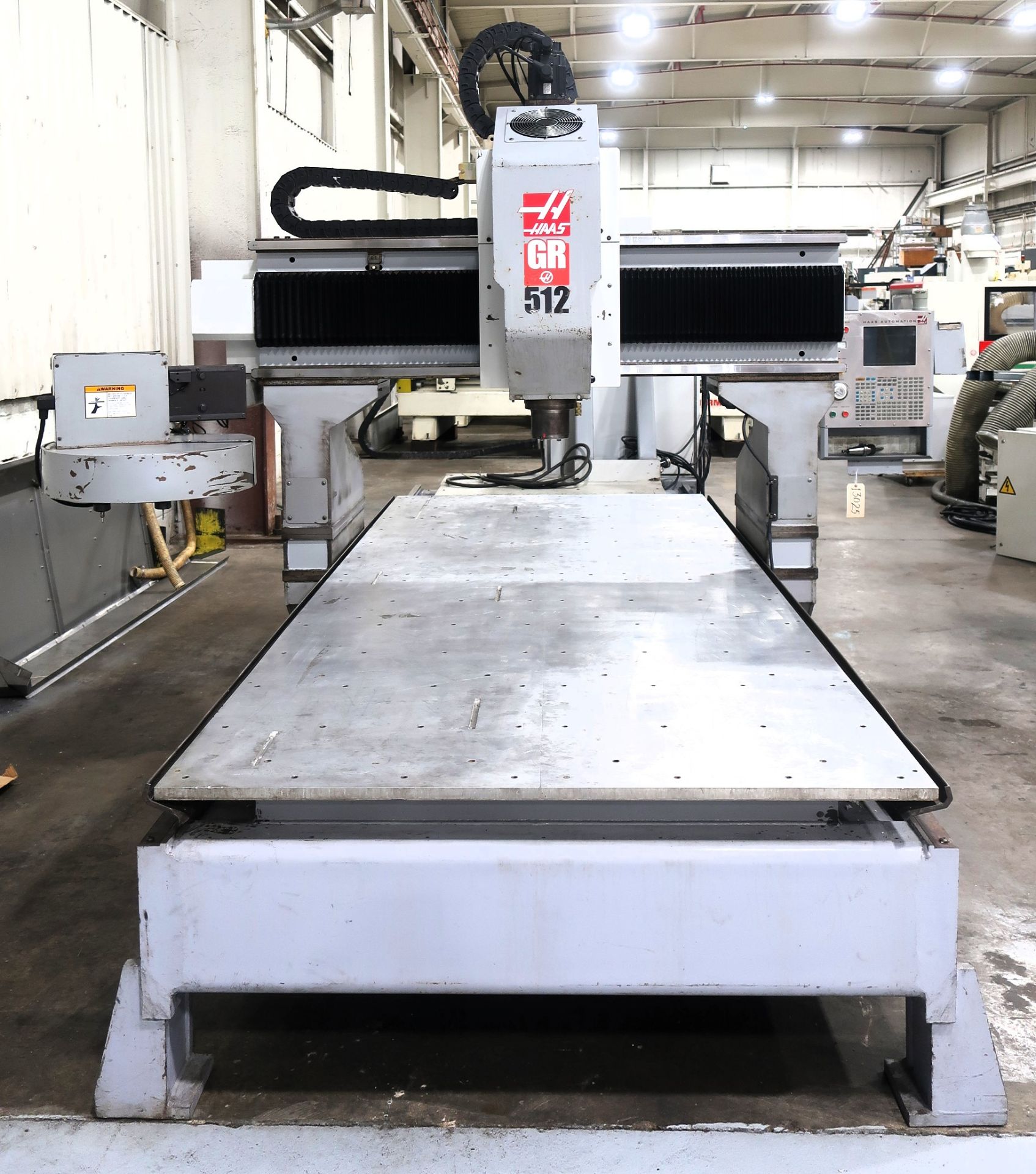 60" x 144" HAAS GR-512 CNC 3-AXIS GANTRY ROUTER/VERTICAL MACHINING CENTER, S/N 43675, New 2005
