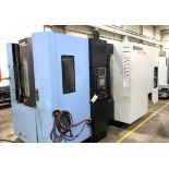 16" X 16" Pallets Doosan HP 4000 4-axis CNC Horizontal Machining Center, New 2013, SN MH0004-000428