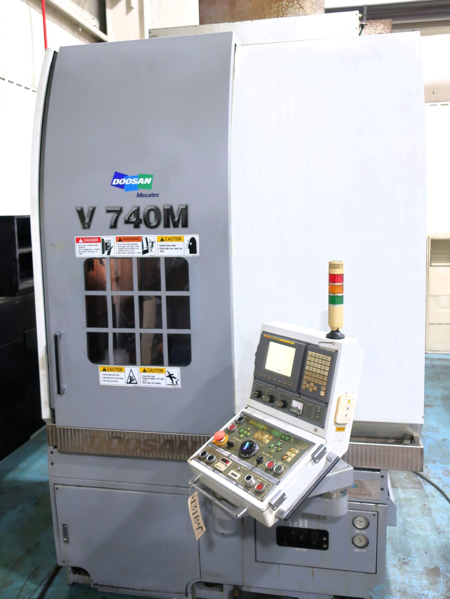 2006 24" Doosan V740M 3-Axis CNC Vertical Turning Center w/live tooling and C-axis, S/N 1013 - Image 12 of 13