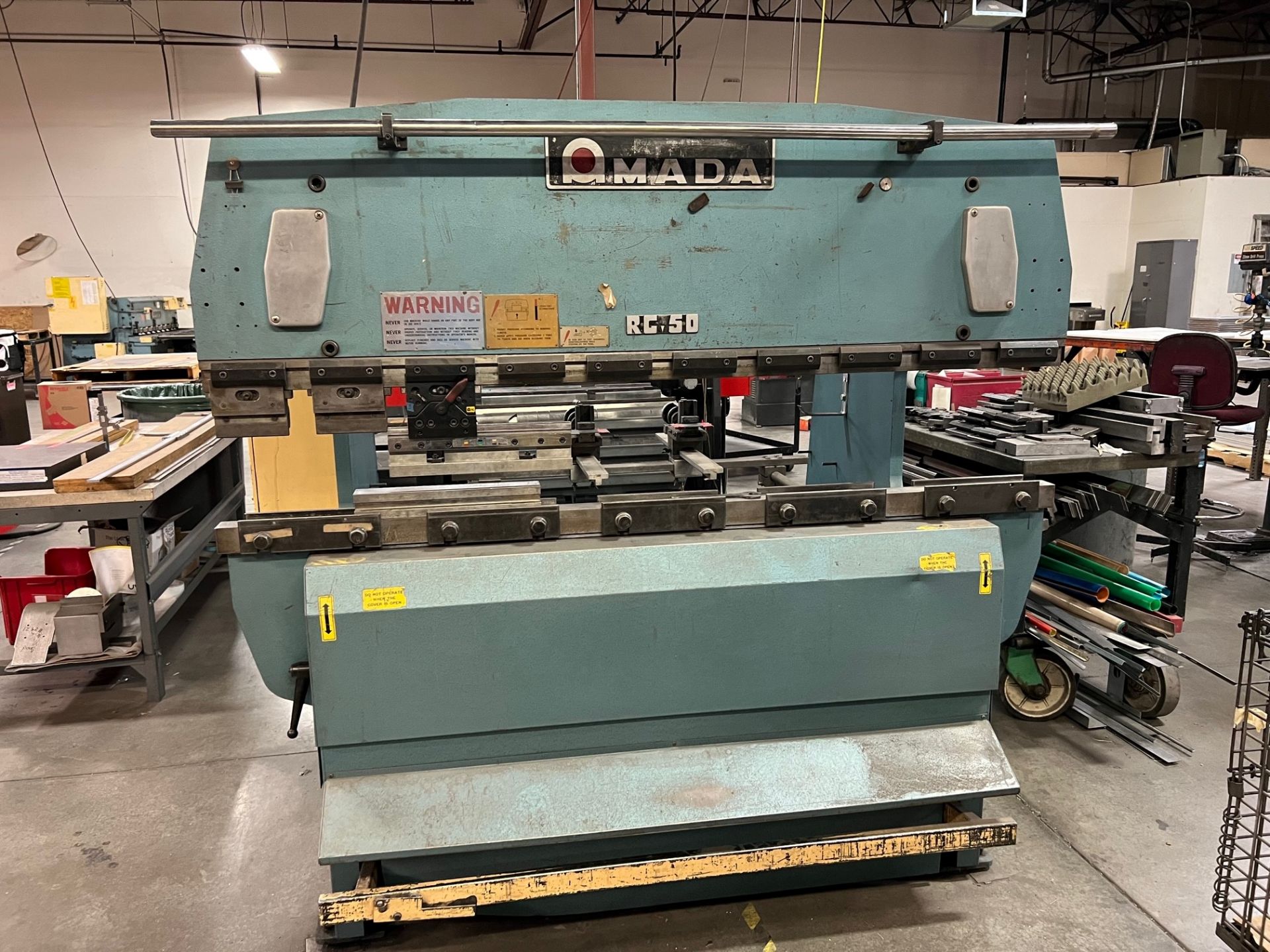 6' AMADA RG-50 HYDRAULIC PRESS BRAKE, SN 503608