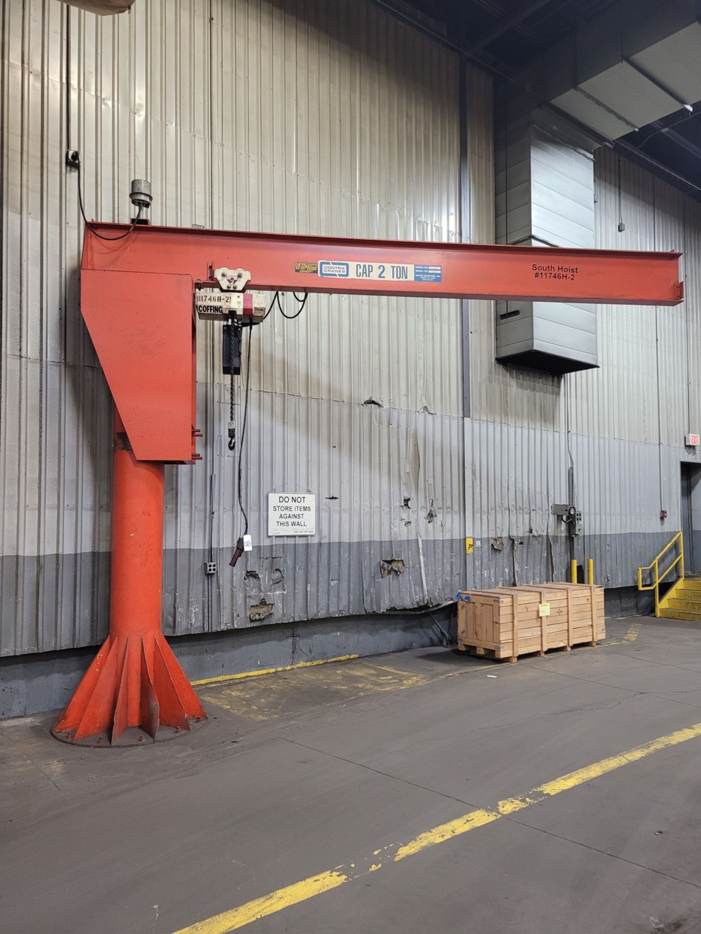 Contrx Cranes 2-Ton Freestanding Jib Crane