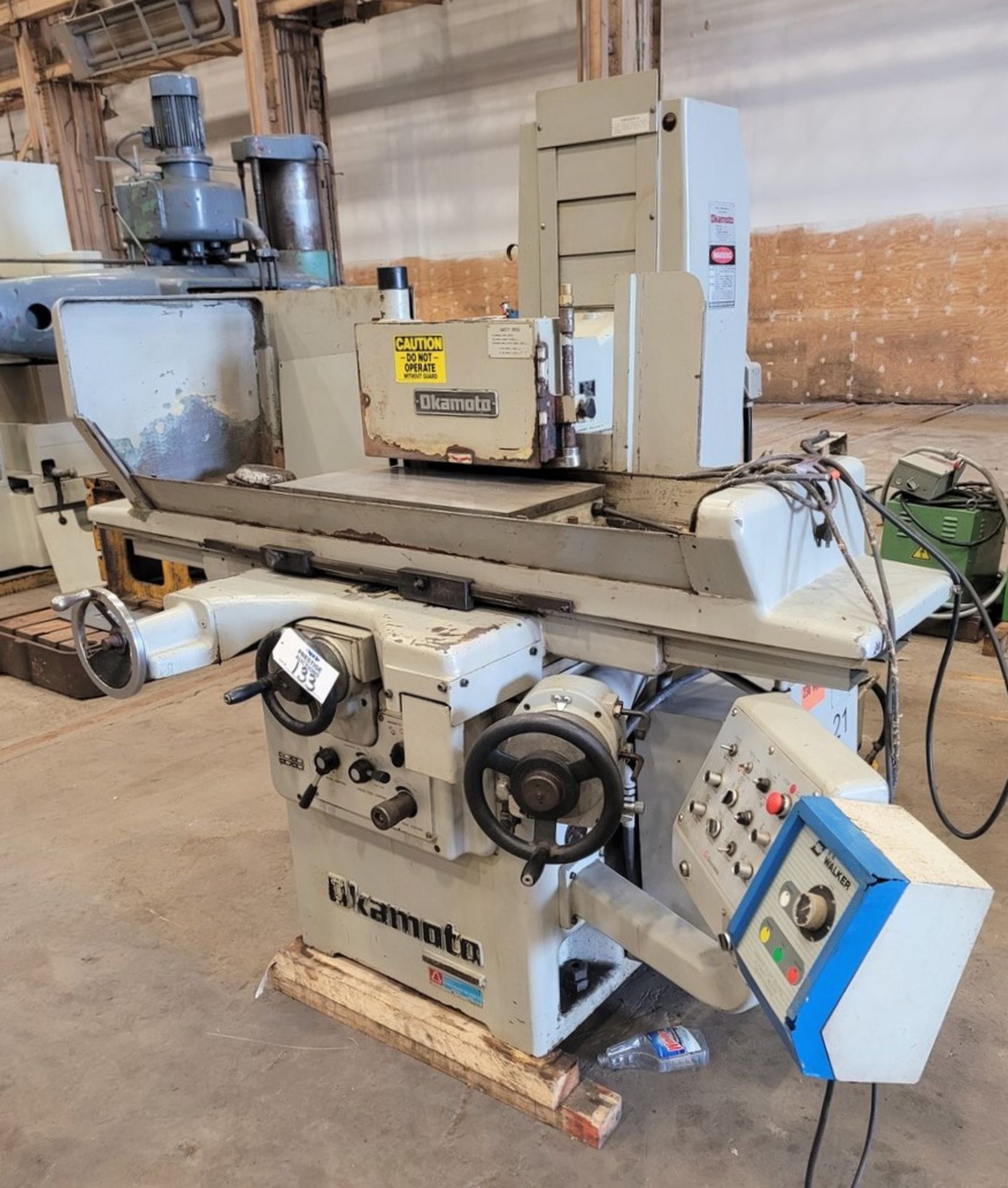 12" x 24" Okamoto Accugar-124N Horizontal Surface Grinder