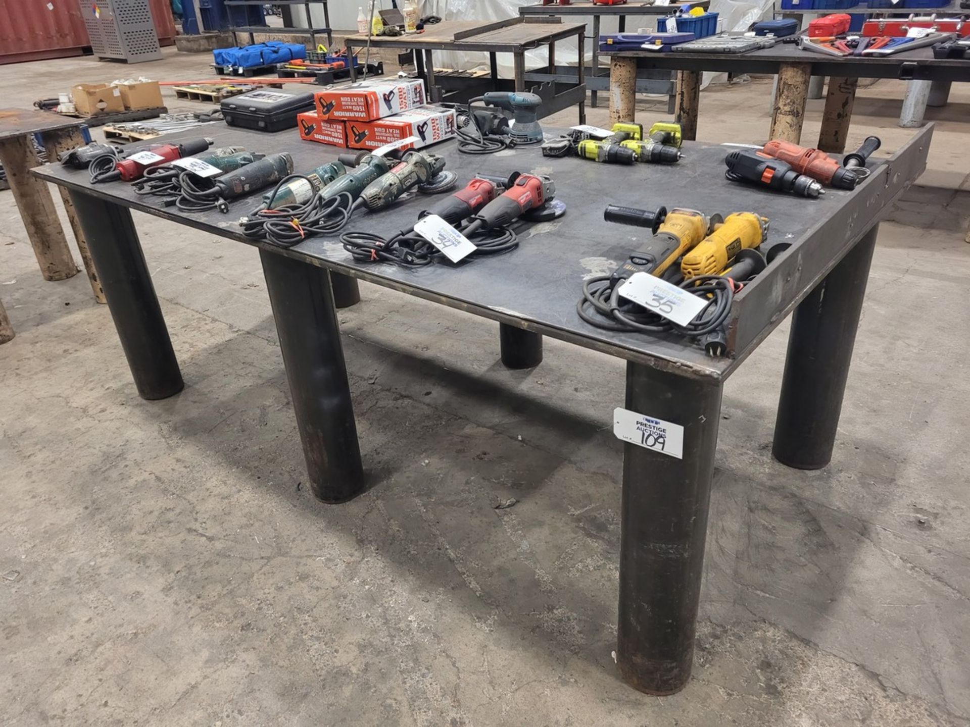 Heavy Duty Steel Welding Table