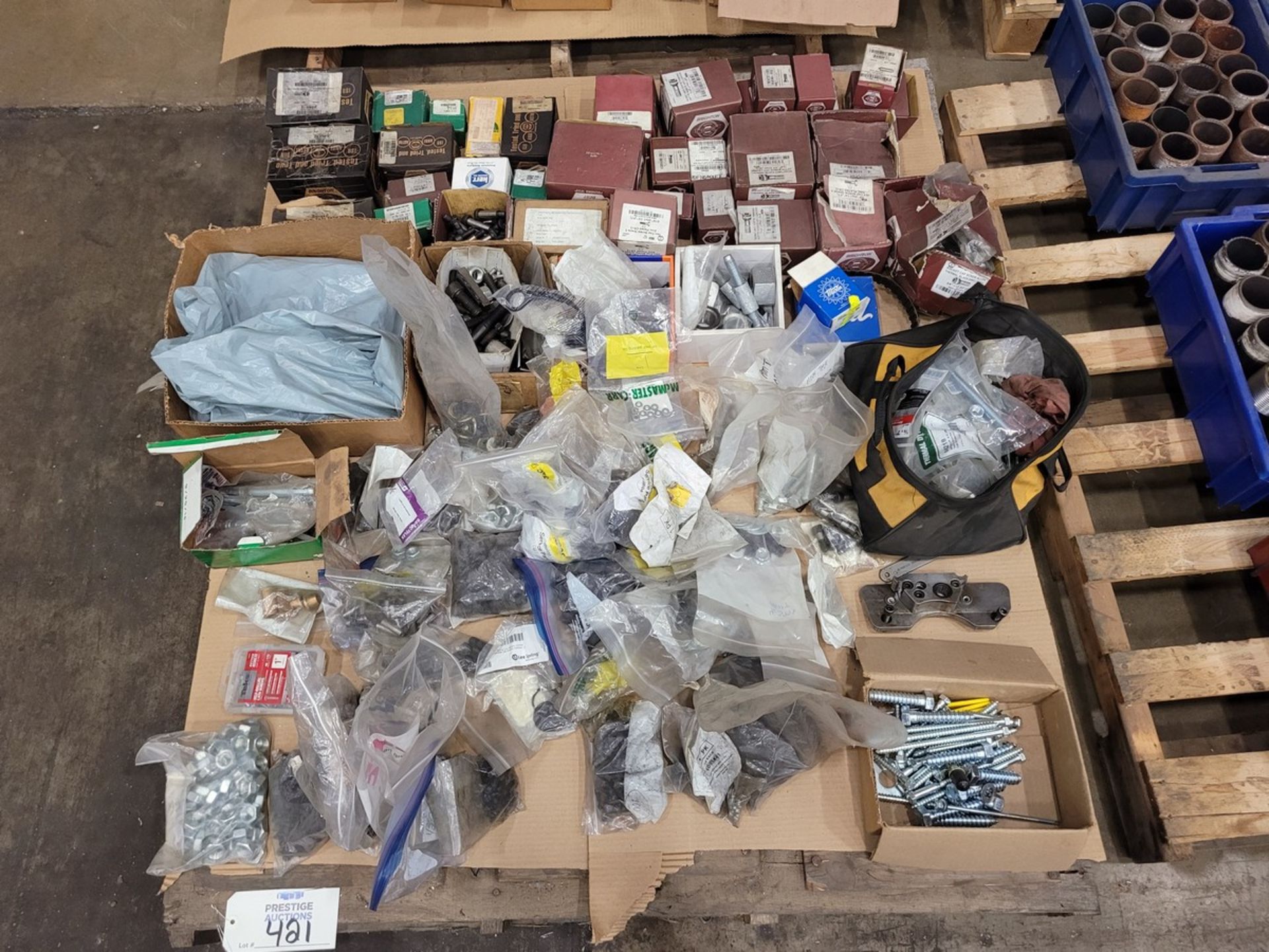 (2) Pallets of Assorted Fasteners