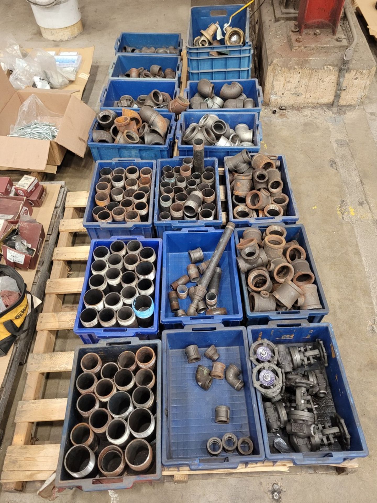 (3) Pallets of Assorted Steel Pipe Fittings - Image 2 of 3