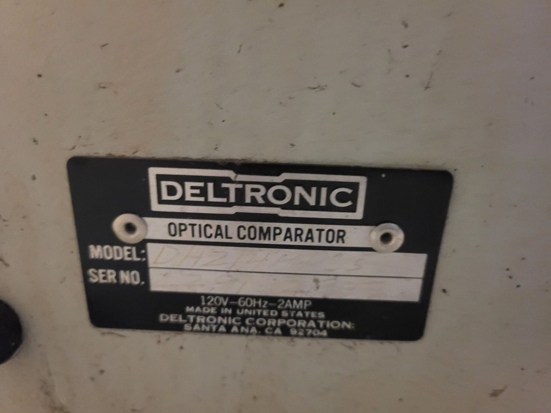 Deltronic DH 214 14" Optical Comparator - Image 4 of 4