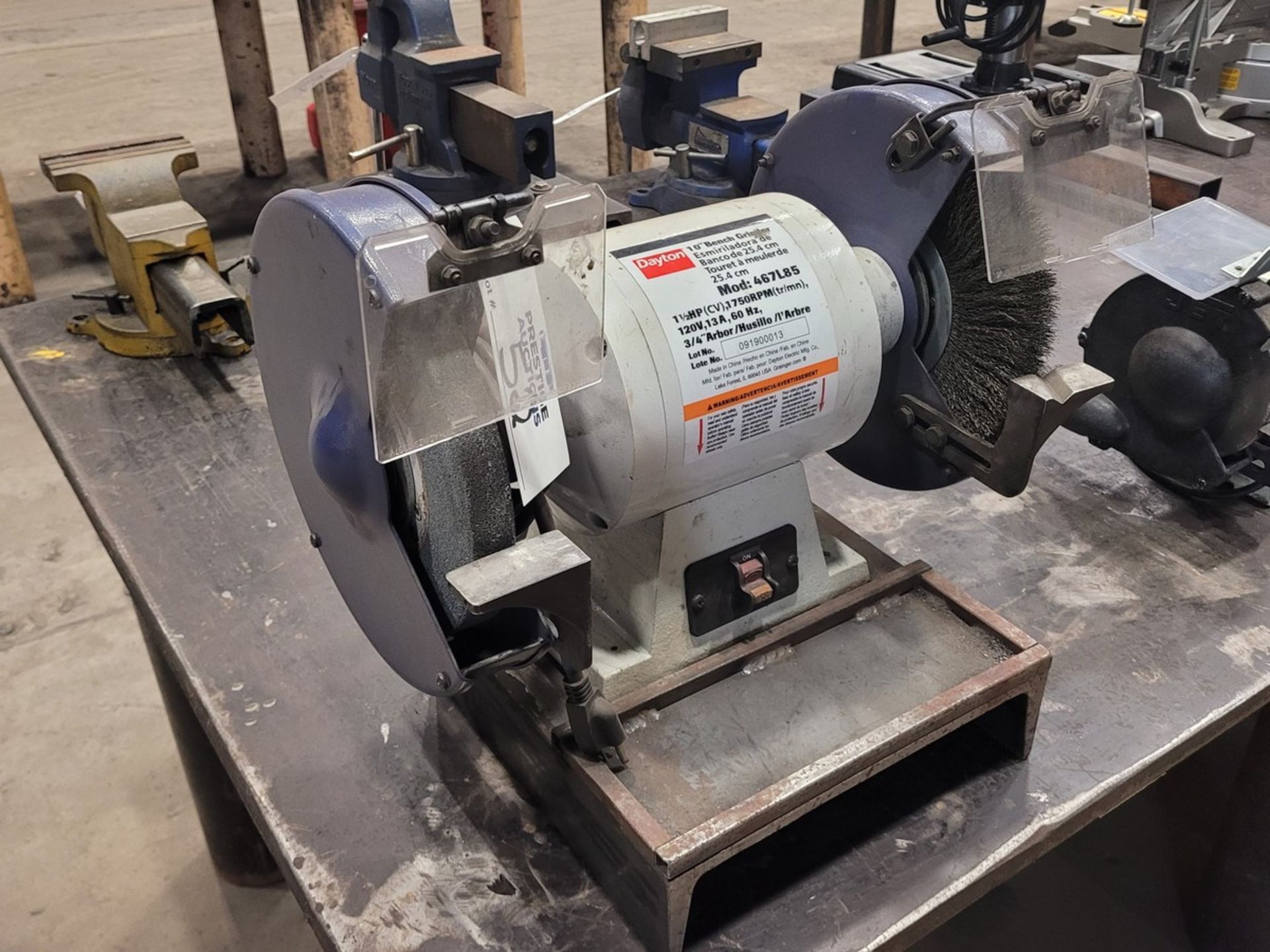 Dayton Model 467L85 10" Bench Grinder