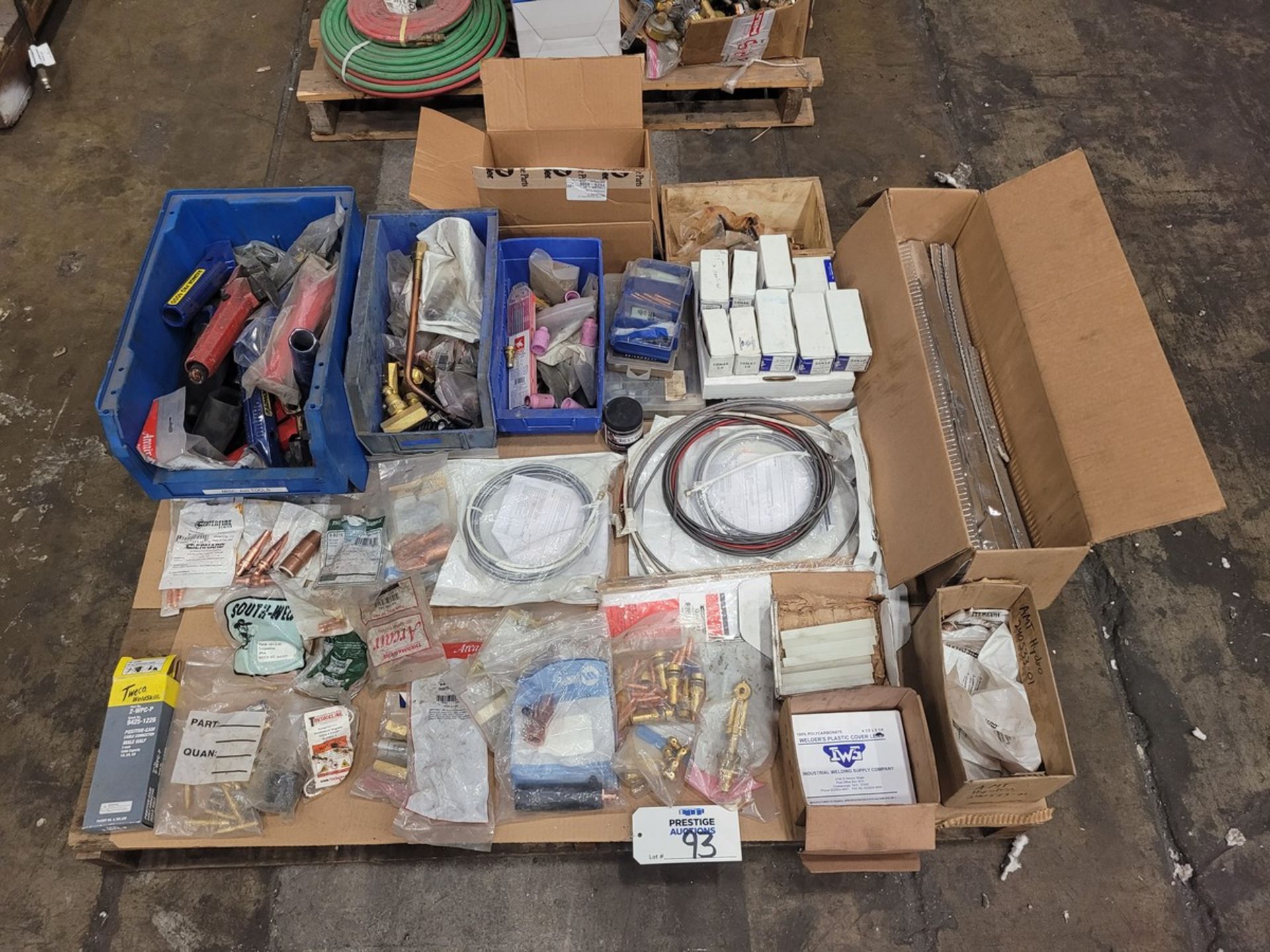 Pallet of Welding, Torching, & Plasma Cutting Consumables
