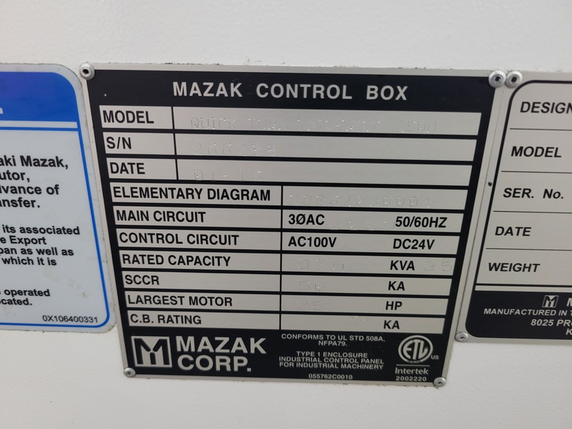 Mazak QT-Universal 250M CNC Turning Center With Live Milling - Image 18 of 19