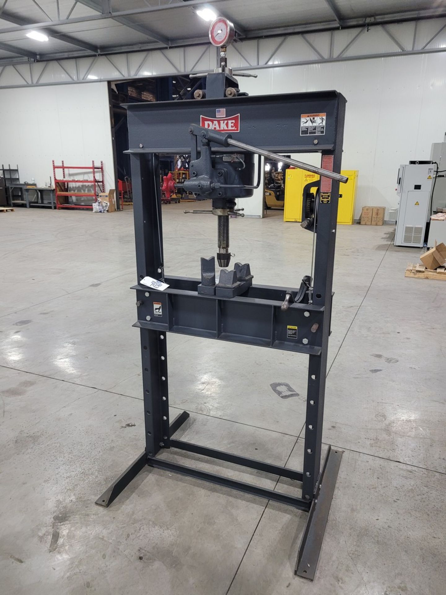 Dake 50H 50-Ton H-Frame Hydraulic Shop Press