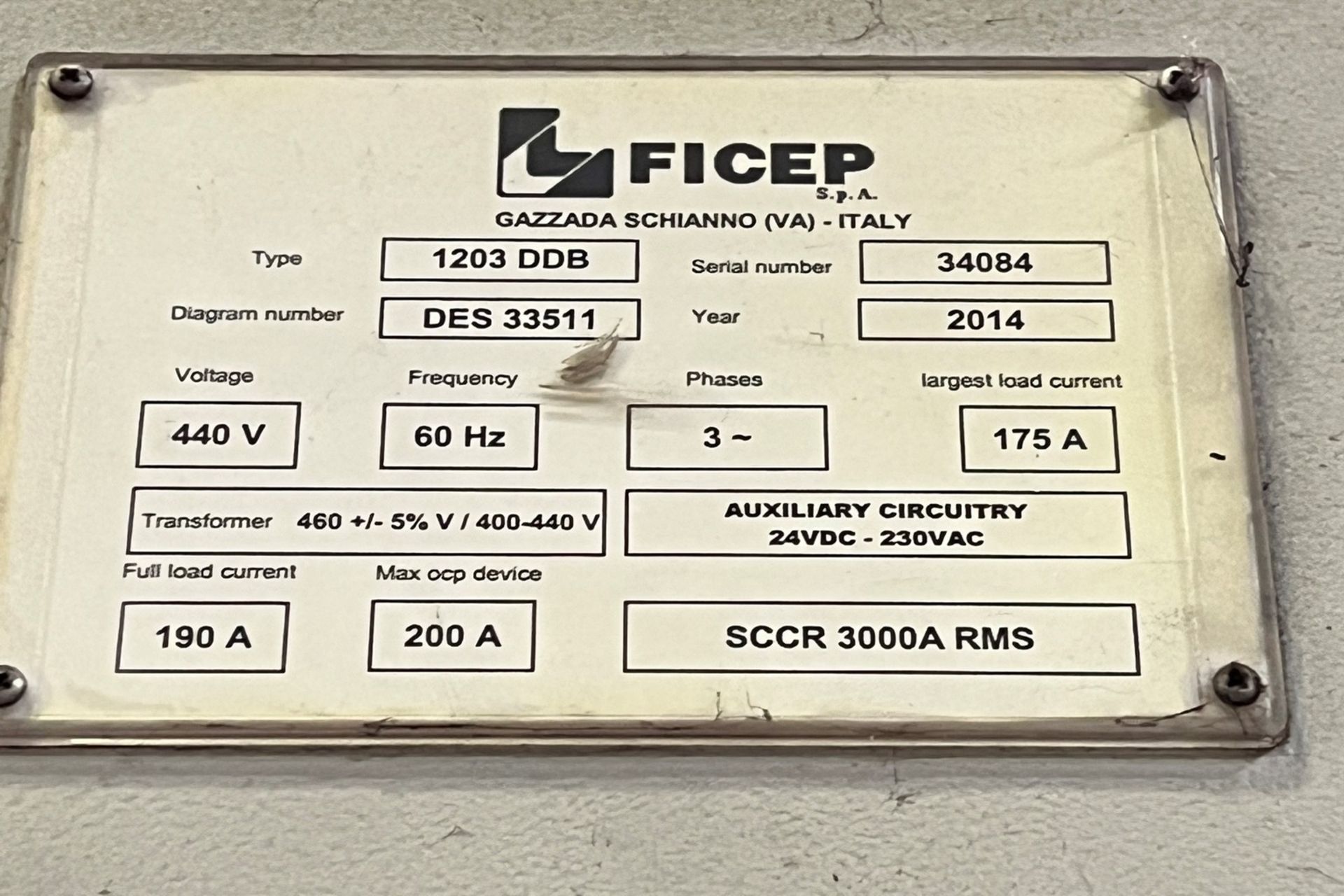 Ficep 1203 DDB CNC (3) Spindle Drilling & Saw Line, New 2014 - Image 22 of 22