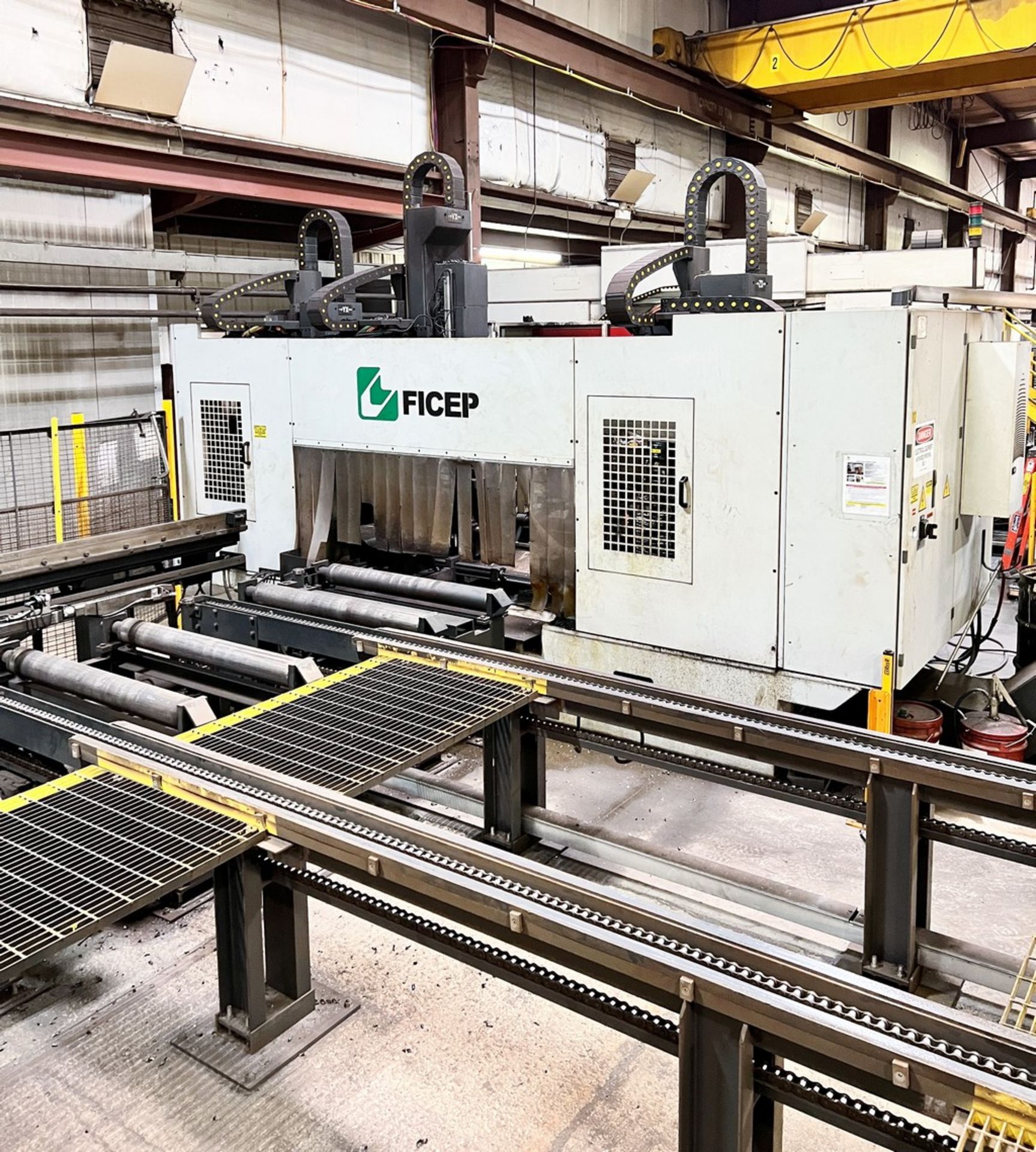 Ficep 1203 DDB CNC (3) Spindle Drilling & Saw Line, New 2014 - Image 2 of 22