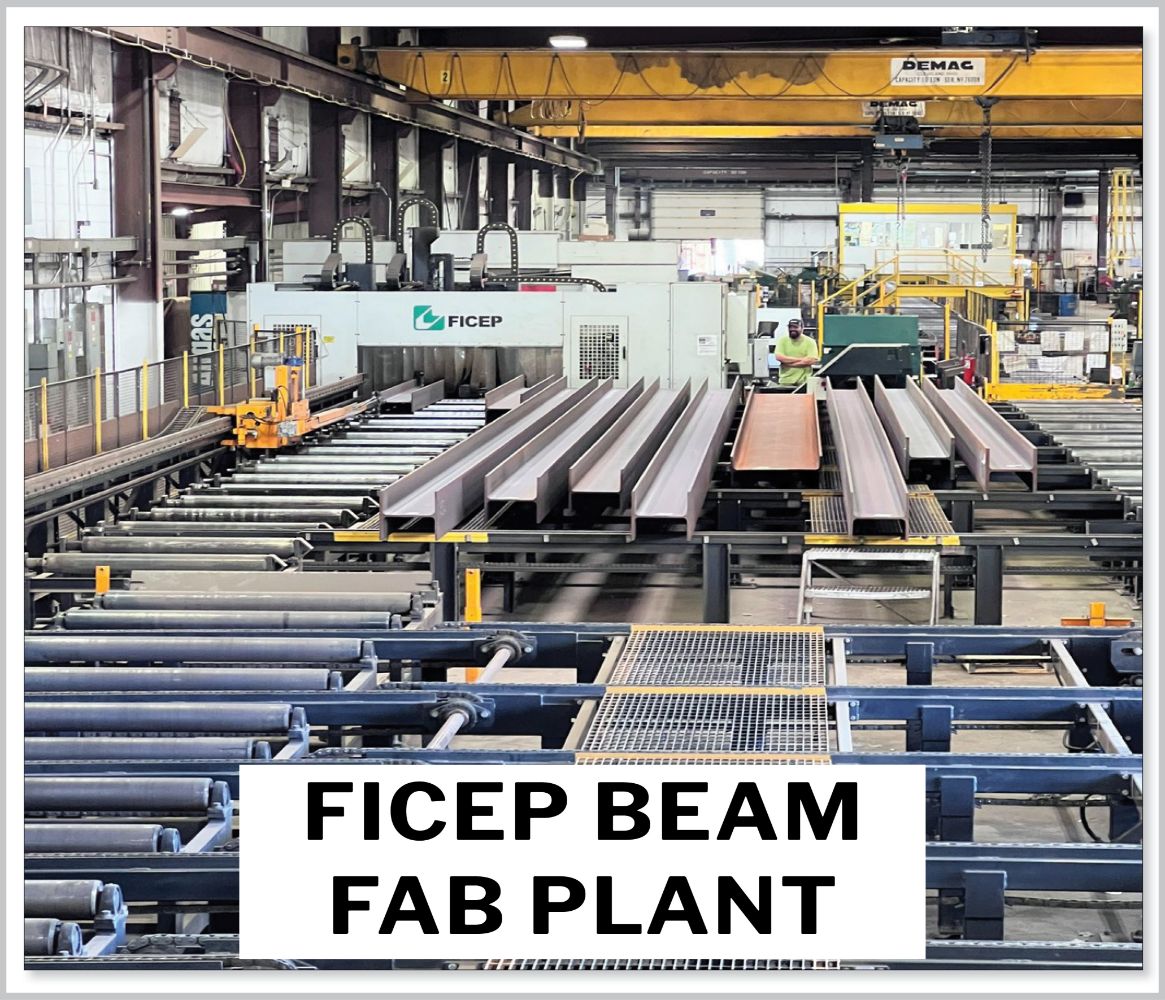 Ficep Structural Steel Fabrication Lines & Wheelabrator Shot Blast Line