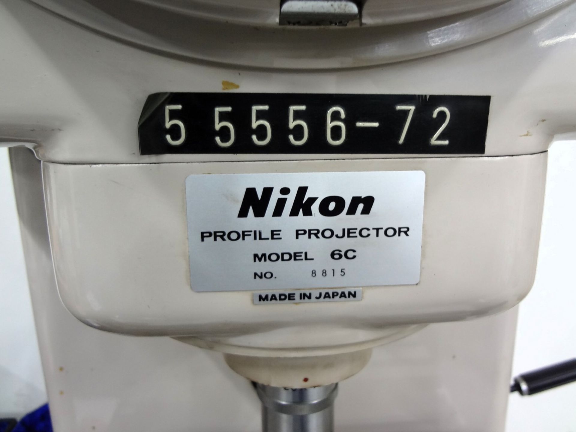 Nikon 10" Model 6C Profile Projector with 5" x 9" Table - Image 2 of 4