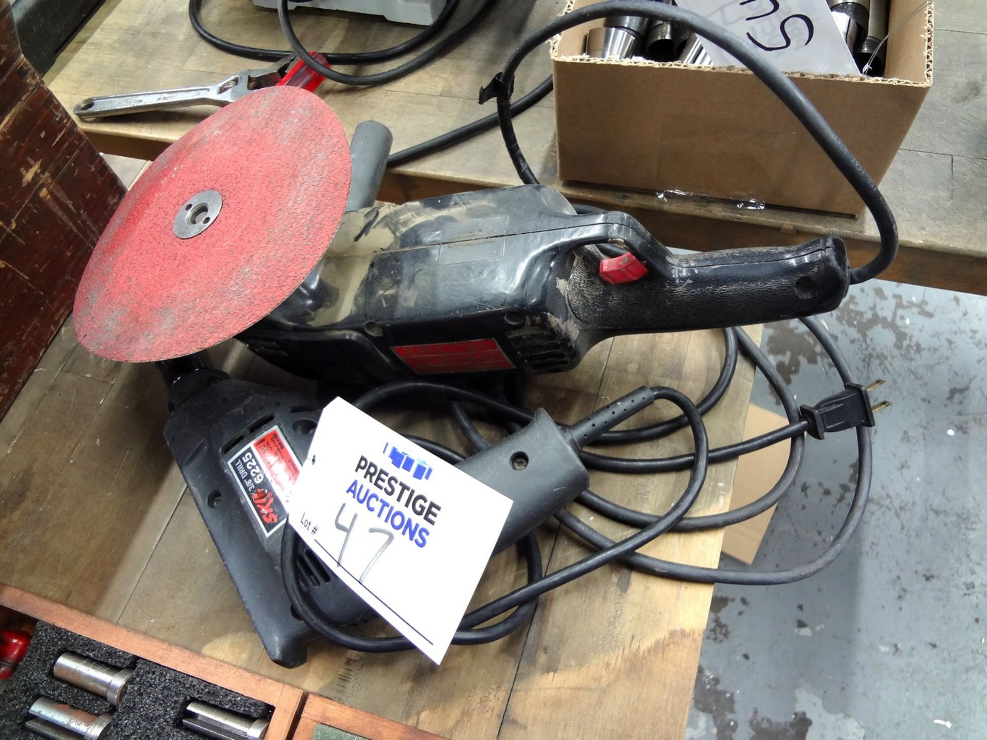Craftsman 6" Electric Hand Sander-Polisher with Skil 3/8" Electric Hand Drill