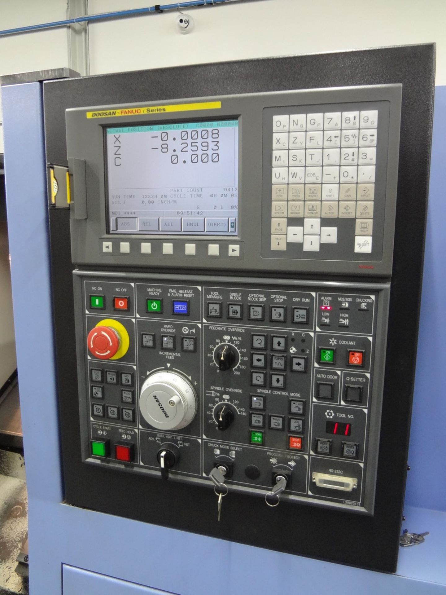 2008 Doosan Lynx 220LMA CNC Turning Center with Live Milling - Image 6 of 12