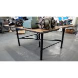 72" x 84" x 1" Steel Layout Table - No Contents