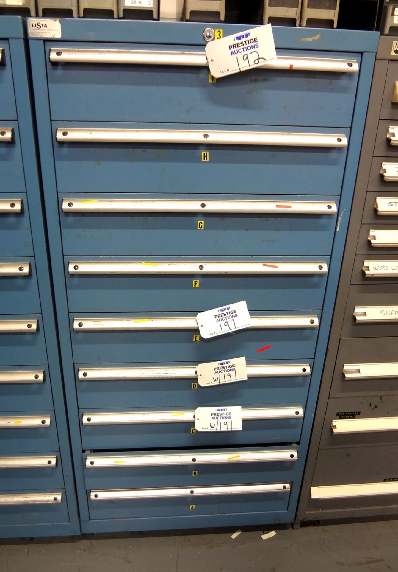 9-Drawer Lista Tool Storage Cabinet