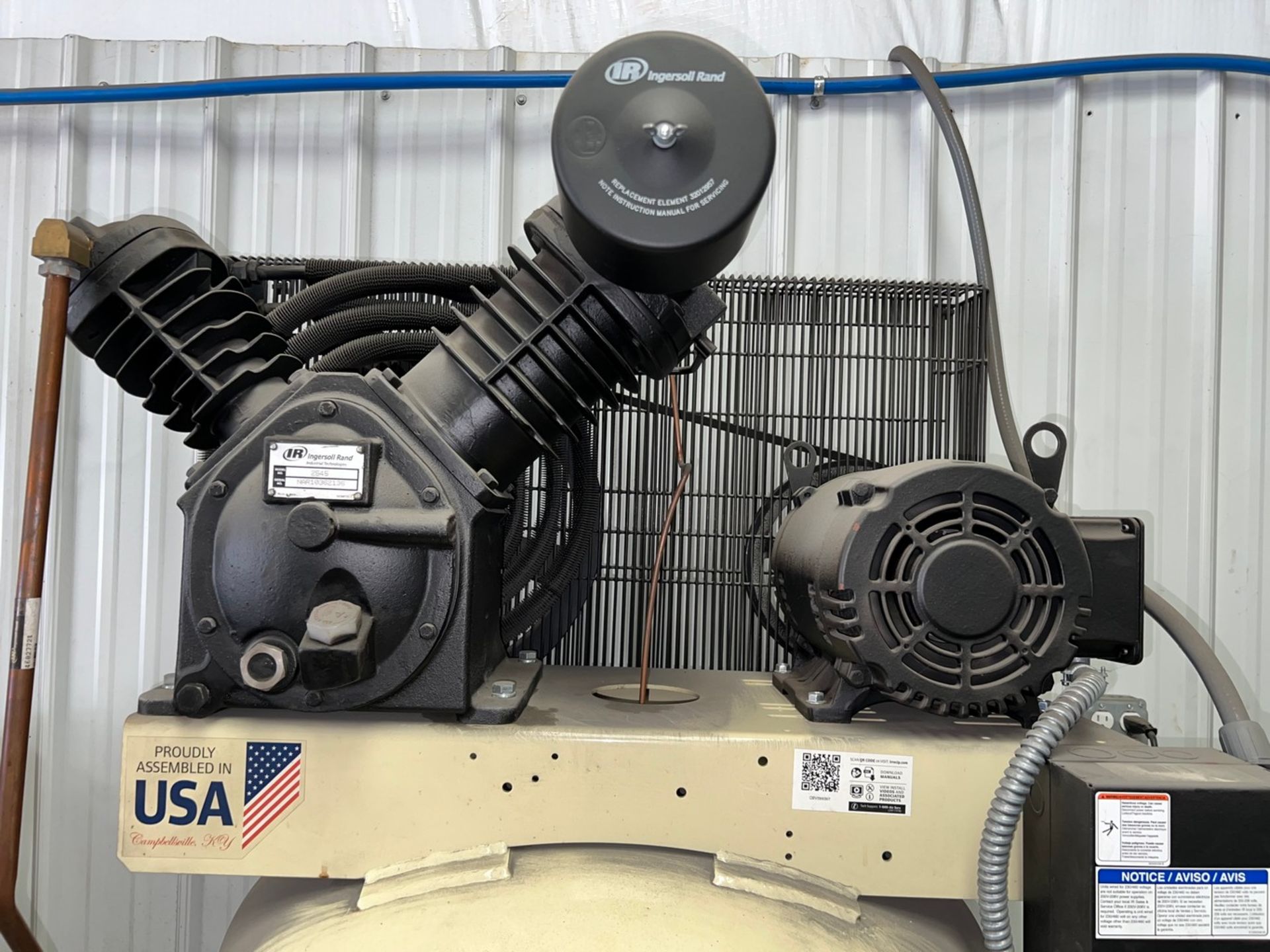 Ingersoll-Rand 2545 Air Compressor - Image 3 of 9