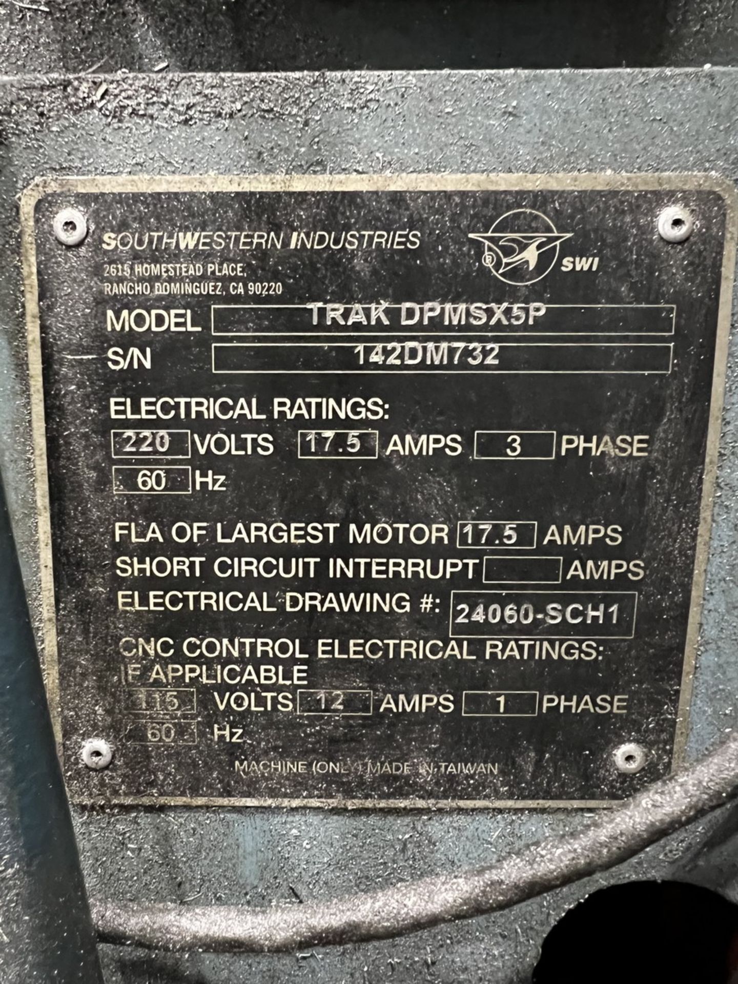 Trak DPM5 CNC Vertical Milling Machine - Image 14 of 14