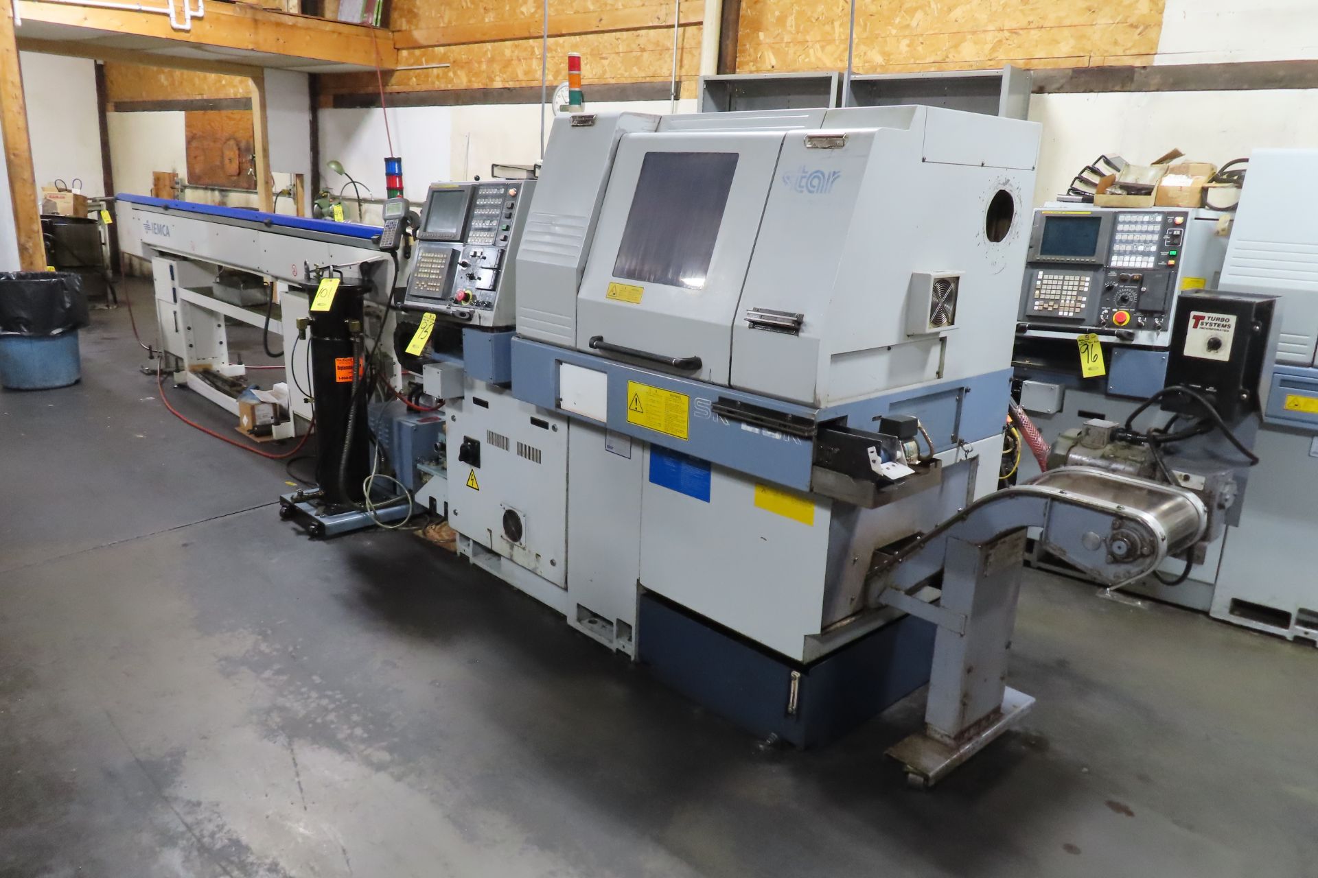 2005 STAR SR-20R 7-AXIS CNC SWISS TYPE AUTOMATIC LATHE, S/N 1242, FANUC 18i-T CONTROL, MAX MACHINING