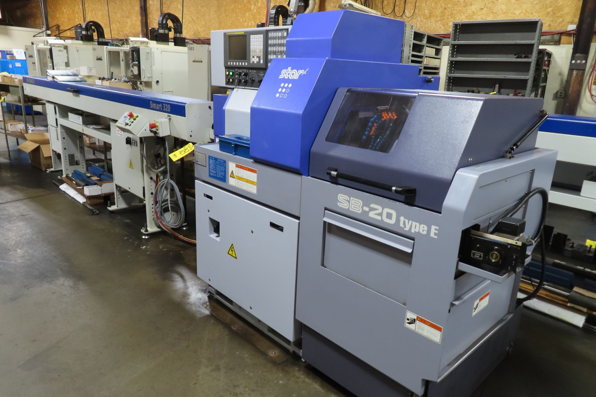 2011 STAR SB-20E 7-AXIS CNC SWISS TYPE AUTOMATIC LATHE, S/N 0322, FANUC Oi-TD CONTROL, MAX MACHINING