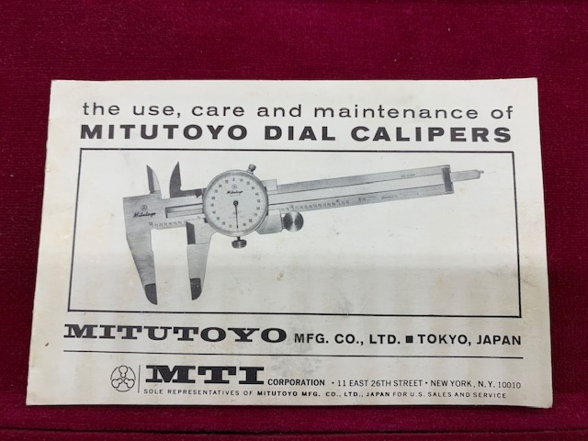 MITUTOYO 505-256 8 IN. DIAL VERNIER CALIPER - Image 3 of 3