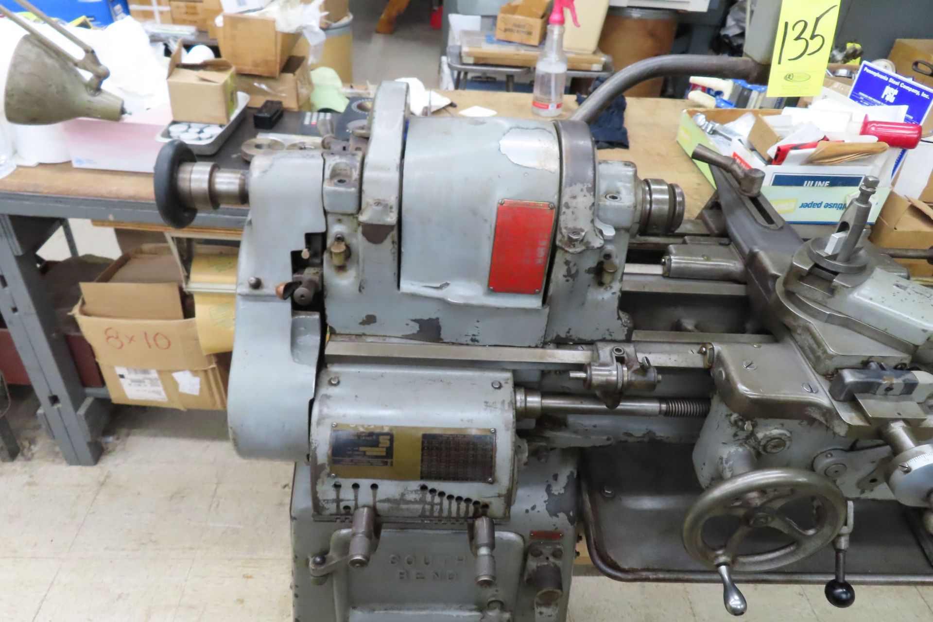 SOUTH BEND CL8145C ENGINE LATHE S/N 11393TKX14, 13 X 40 IN., 5C COLLET SPINDLE… - Image 3 of 7