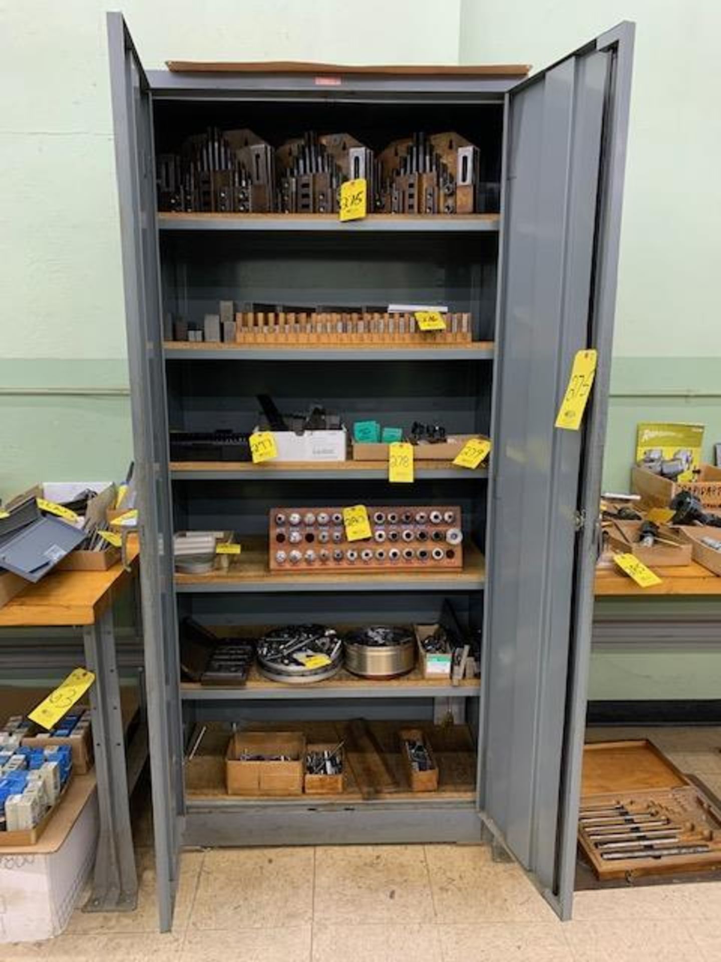 (2) PARENT DOUBLE DOOR SUPPLY CABINETS