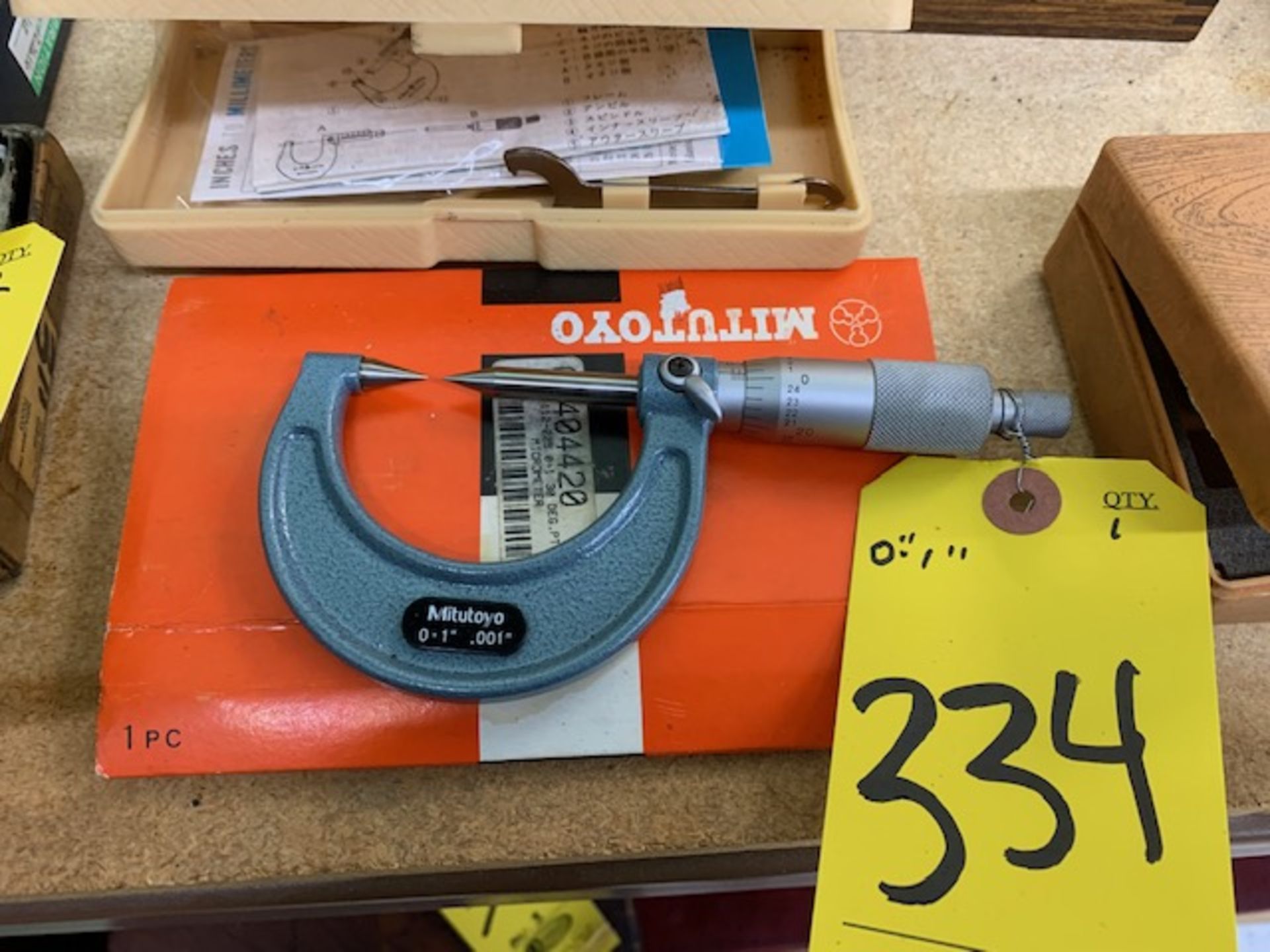 MITUTOYO LIKE-NEW 112-225 CPM-30 POINT MICROMETER, 0-1 IN.