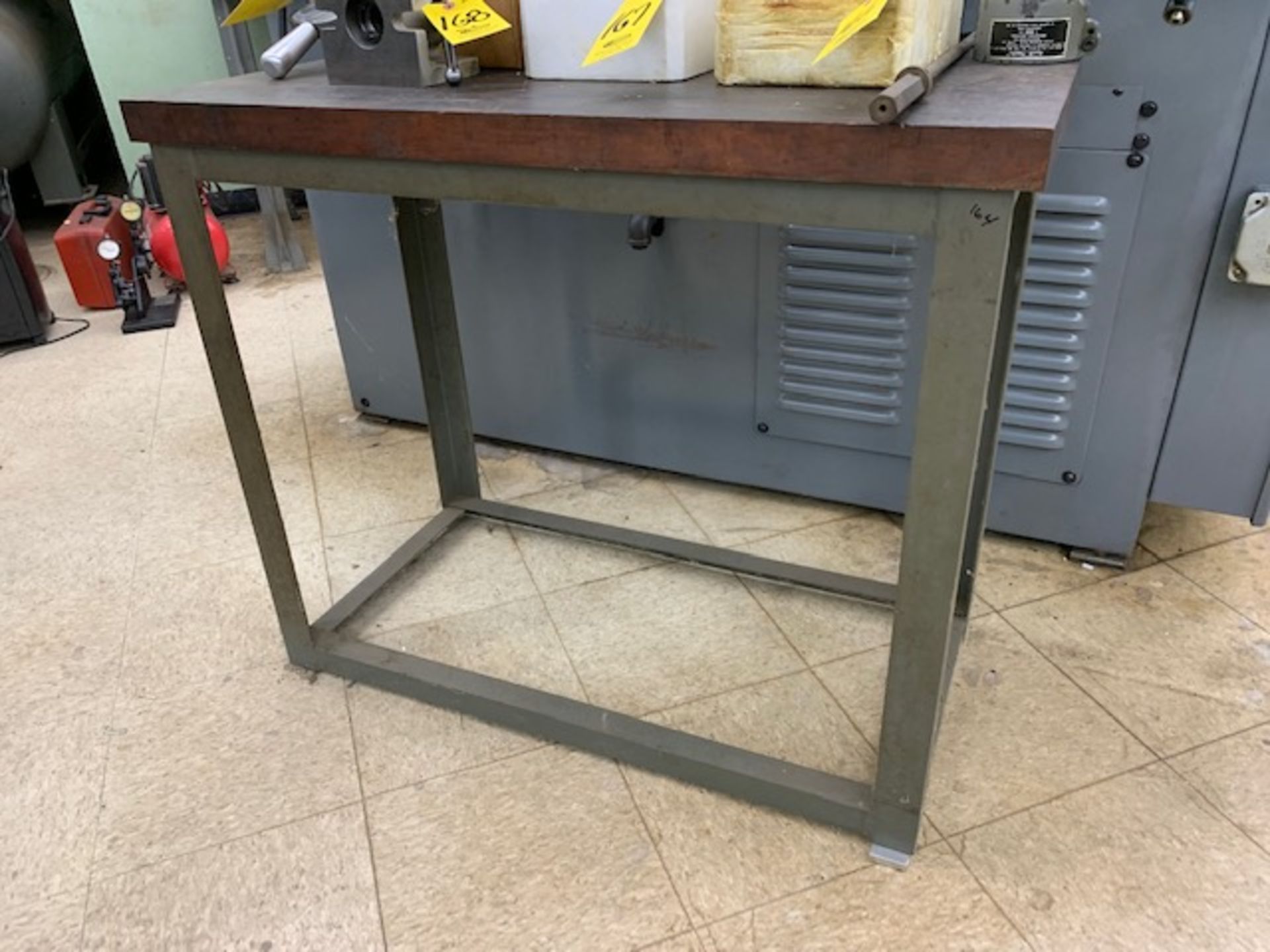 21 X 48 IN. AND 18 X 26 IN. WORK BENCHES - Image 2 of 2