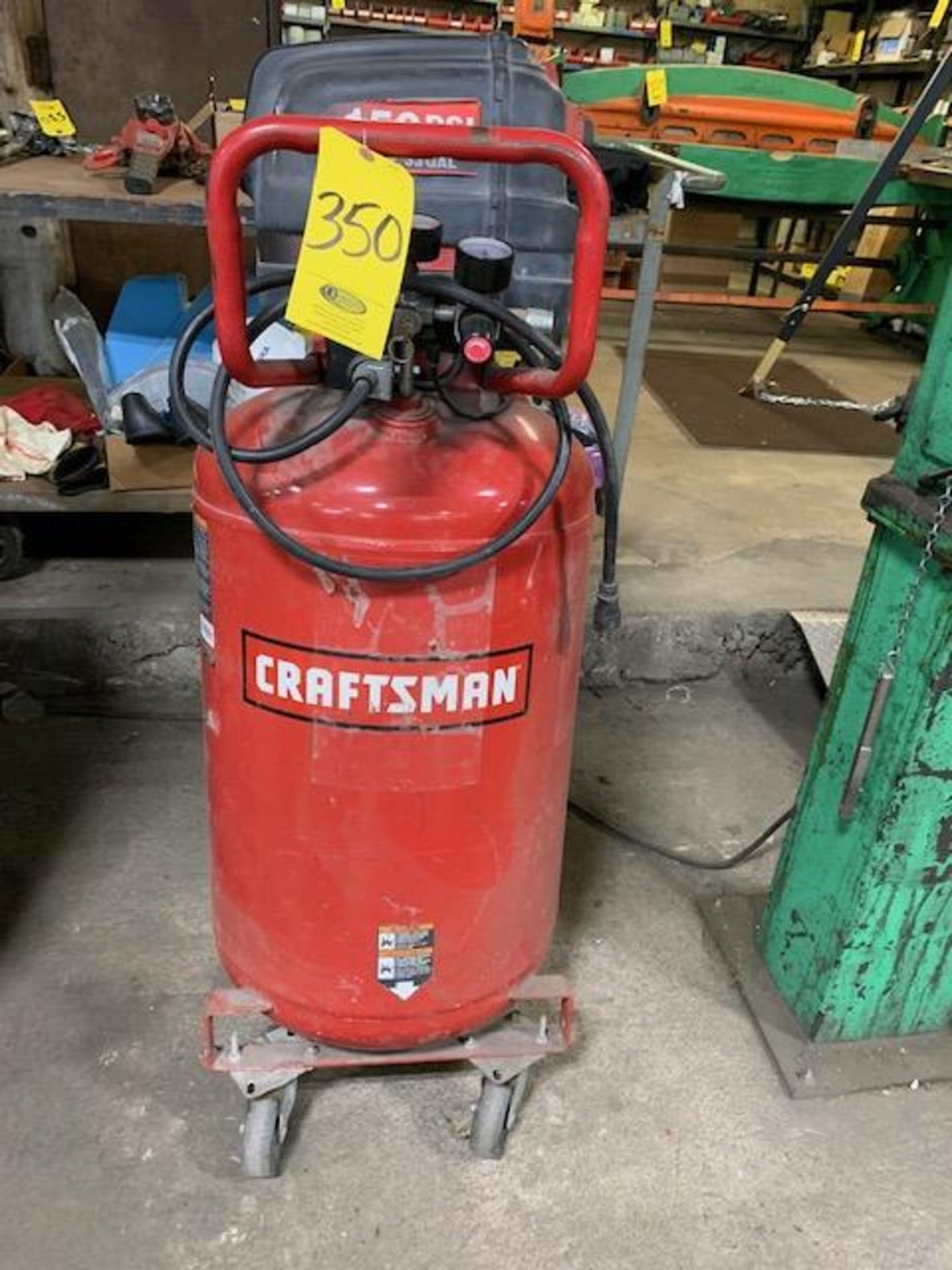 CRAFTSMAN PORTABLE UPRIGHT AIR COMPRESSOR, 150 PSI, 33 GALLON, 1.6 HP