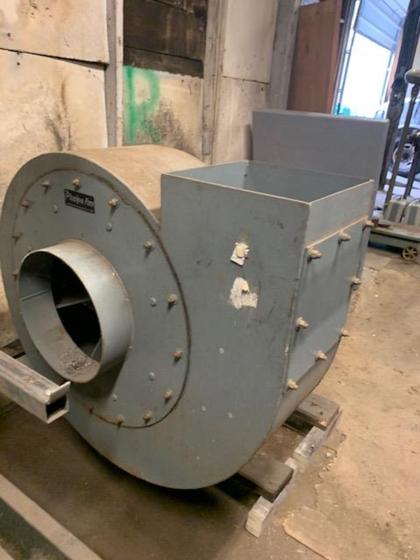 PHELPS HEAVY DUTY BLOWER MODEL 261 WITH 7-1/2 HP MOTOR - Image 3 of 4