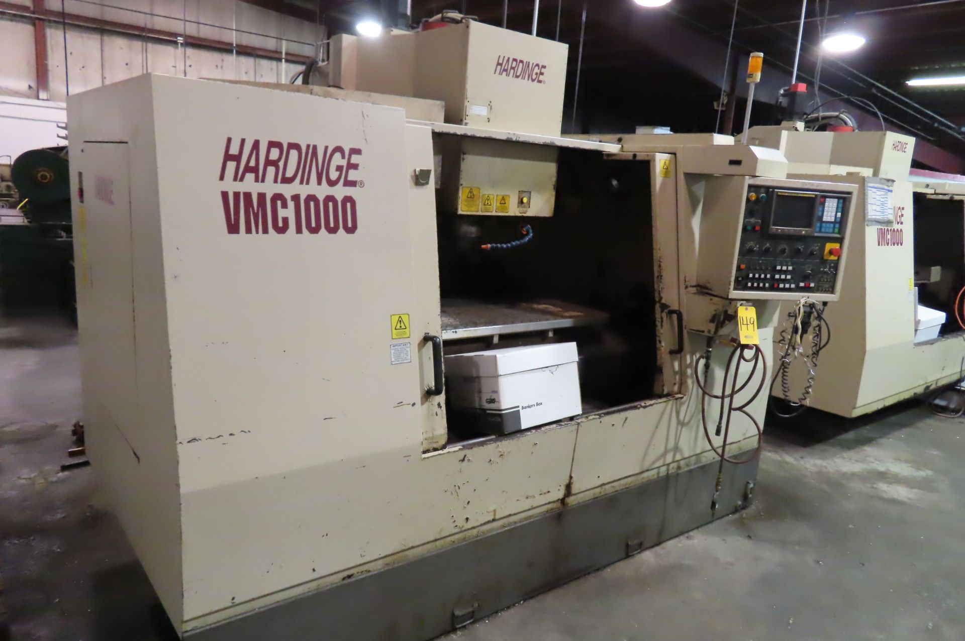 HARDINGE VMC 1000 CNC VERTICAL MACHINING CENTER, S/N MM-121 (AS IS) - Image 7 of 8