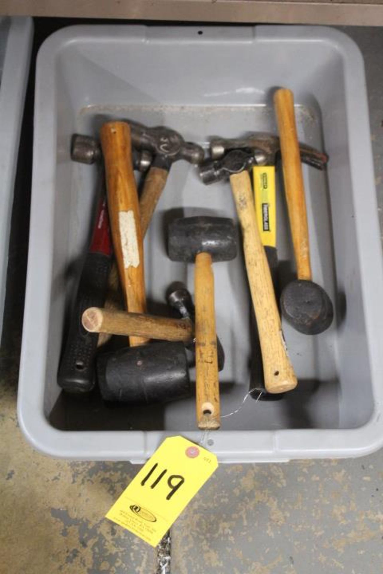 (8) ASSORTED HAMMERS AND MALLETS