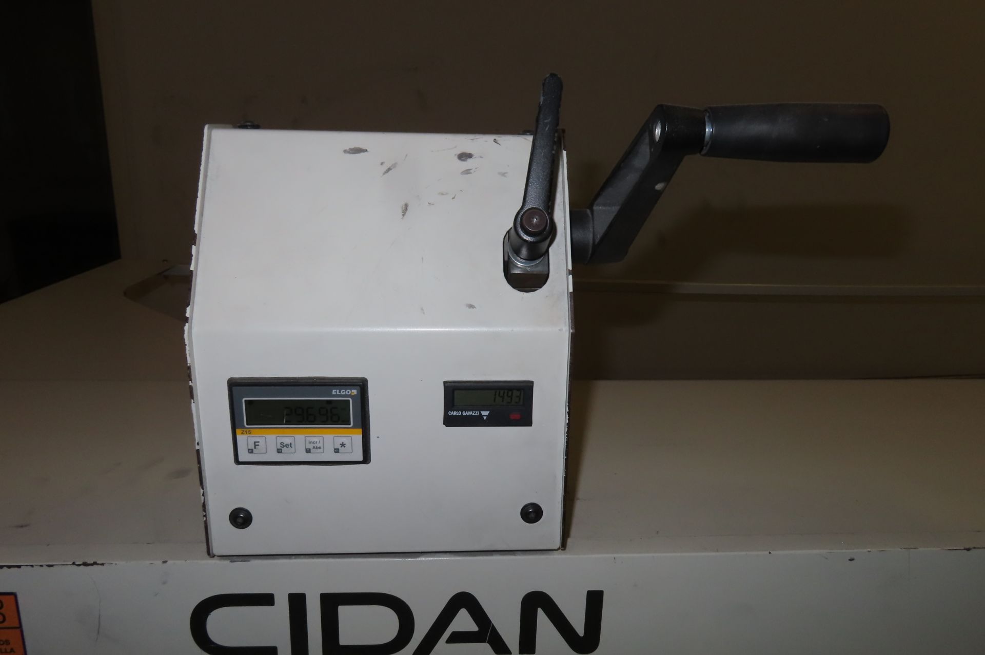 2019 CIDAN RAPIDO 30 POWER MECHANICAL GUILLOTINE SHEAR, S/N 76698-10 ...