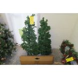 (3) 48 IN. ARTIFICIAL XMAS TREE