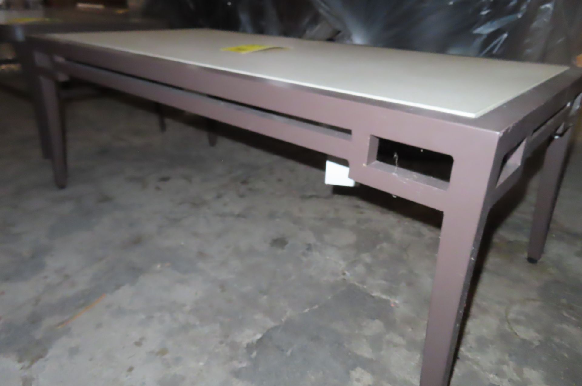 25 IN. X 48 IN. COCKTAIL TABLE WITH DROP IN INSERT - Image 2 of 2