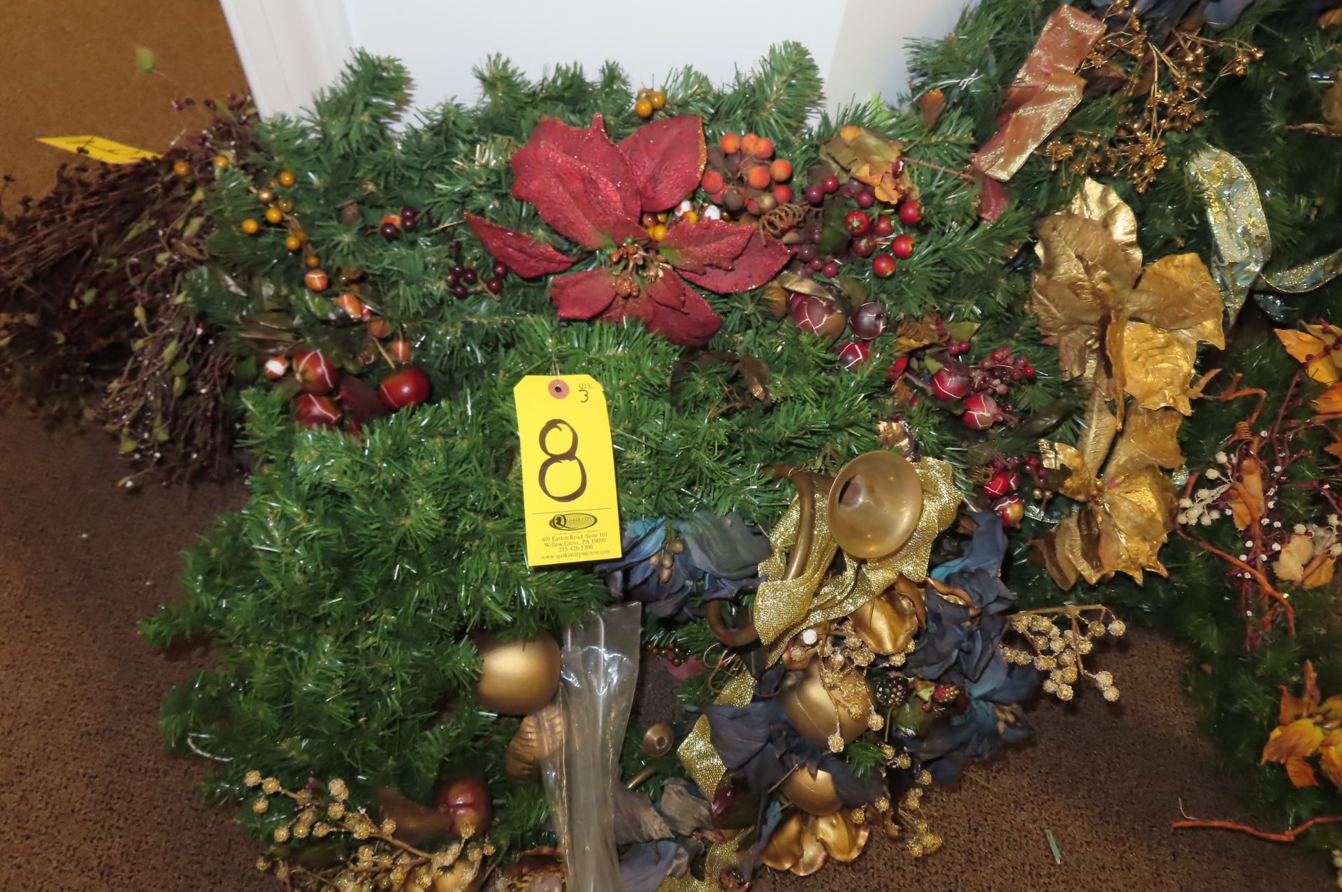 (3) ASST. DECORATED WREATHS - Image 2 of 3
