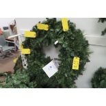 (2) 36 IN. PLAIN ARTIFICIAL WREATHS