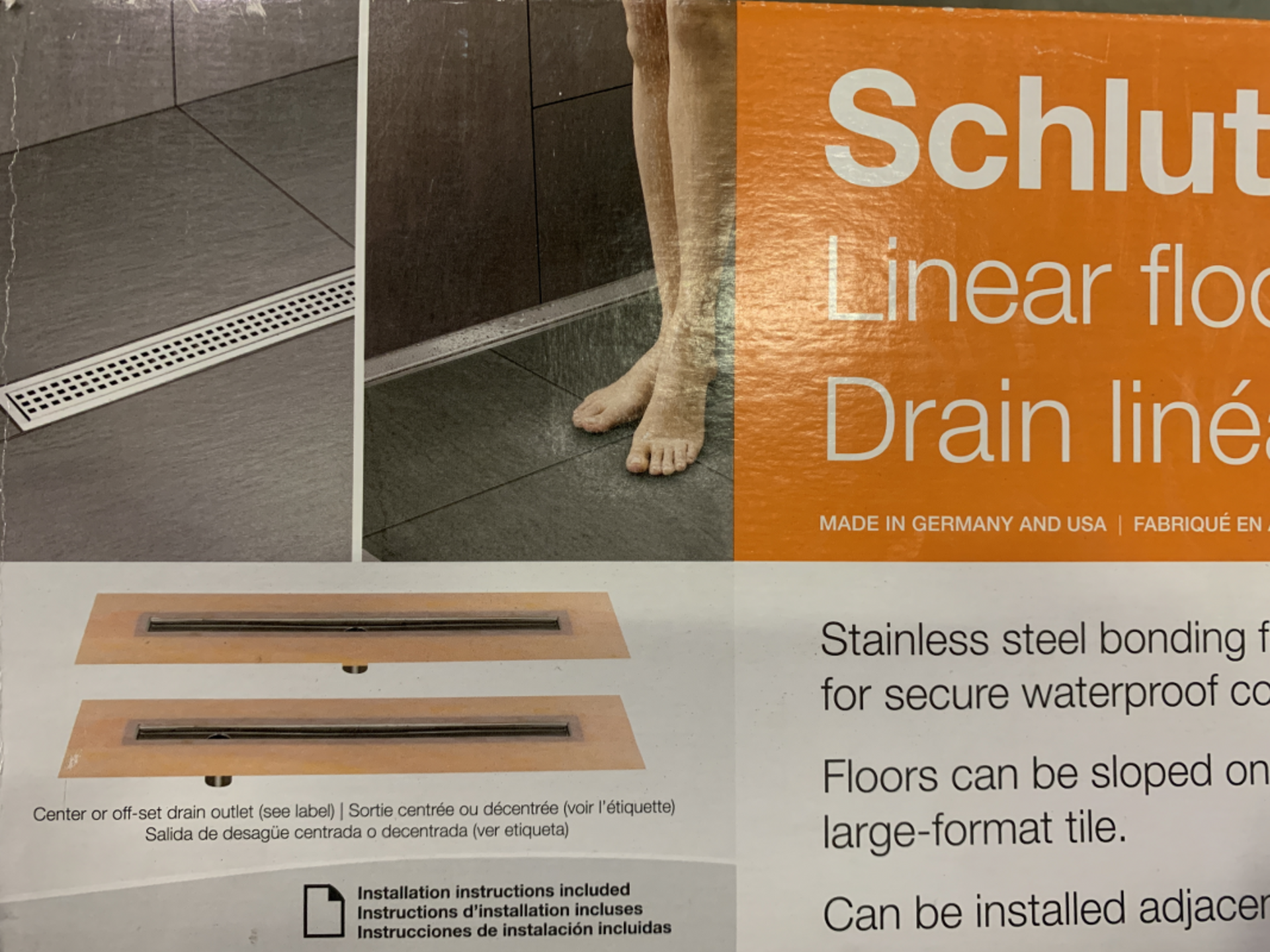 SCHLUTER - KERDI - LINEAR FLOOR DRAIN FOR TILED SHOWERS - Image 3 of 3