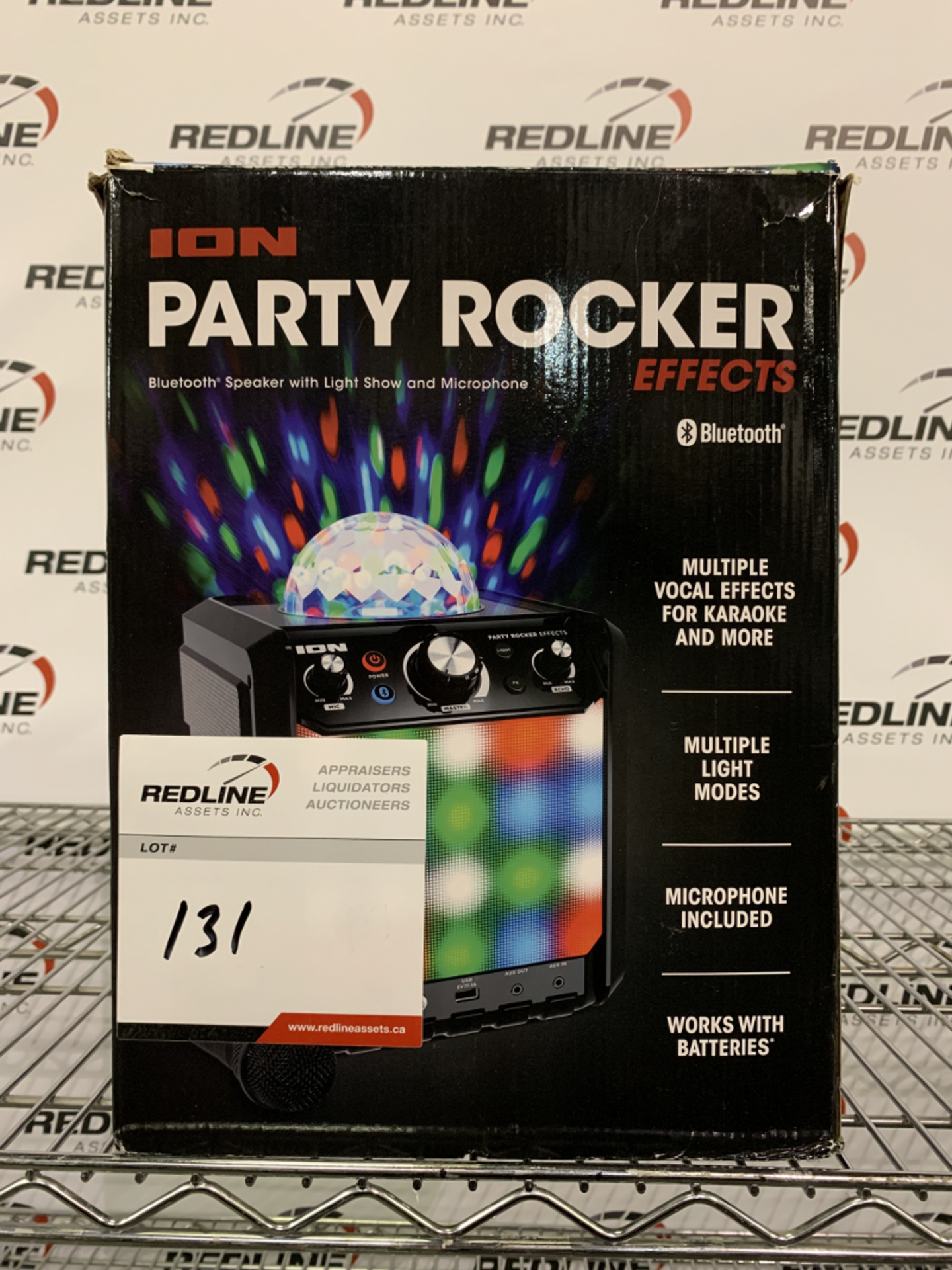 ION - PARTY ROCKER EFFECTS - BLUE TOOTH KAREOKE MACHINE