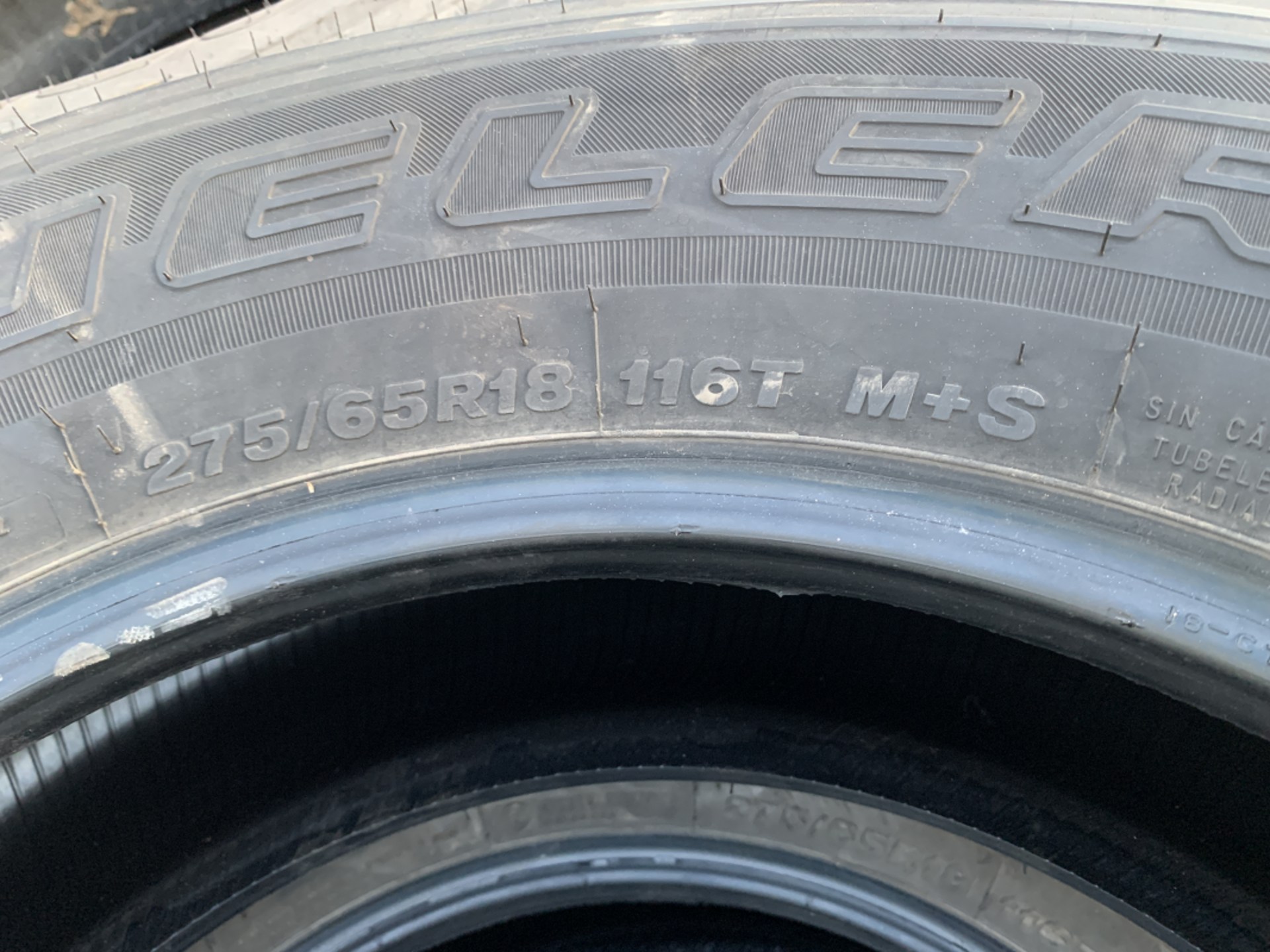 Bridgestone - Dueler H/T All Season Tires - Size 275/65/R18 - Image 4 of 5