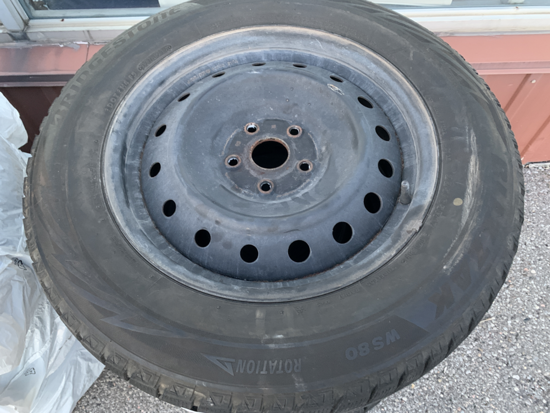 Bridgestone - Blizzak WS80 Winter Tires - Size: 225/65/R17 - Qty: 4 - Image 2 of 4