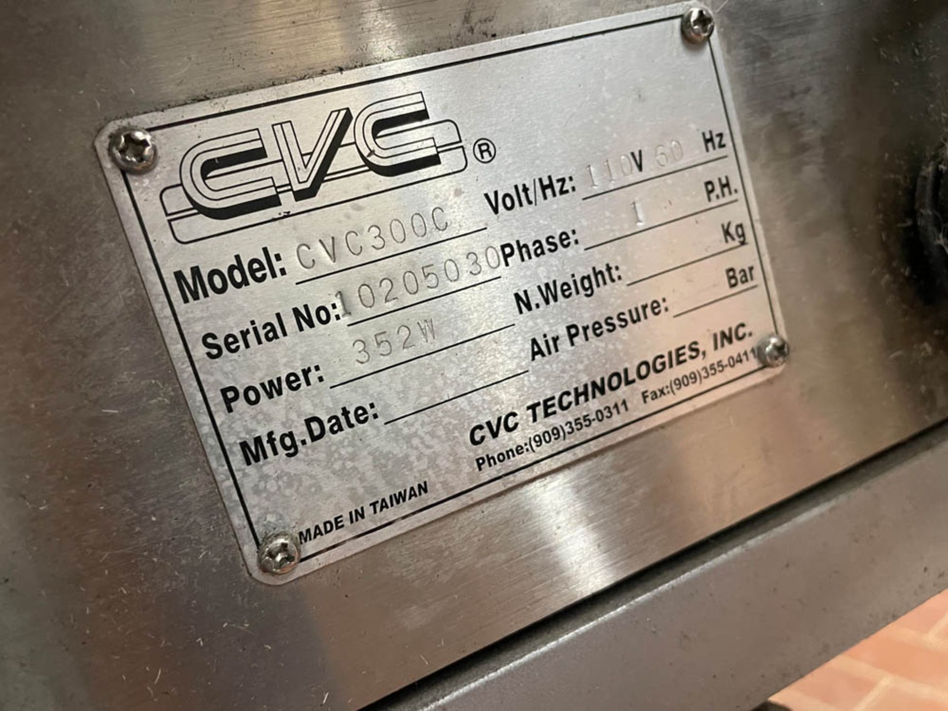 CVC Pressure Sensitive Labeler - Image 7 of 7