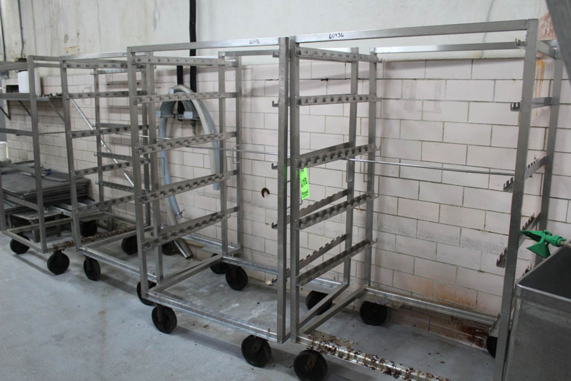 Smoke House Rack On Casters Stainless Steel