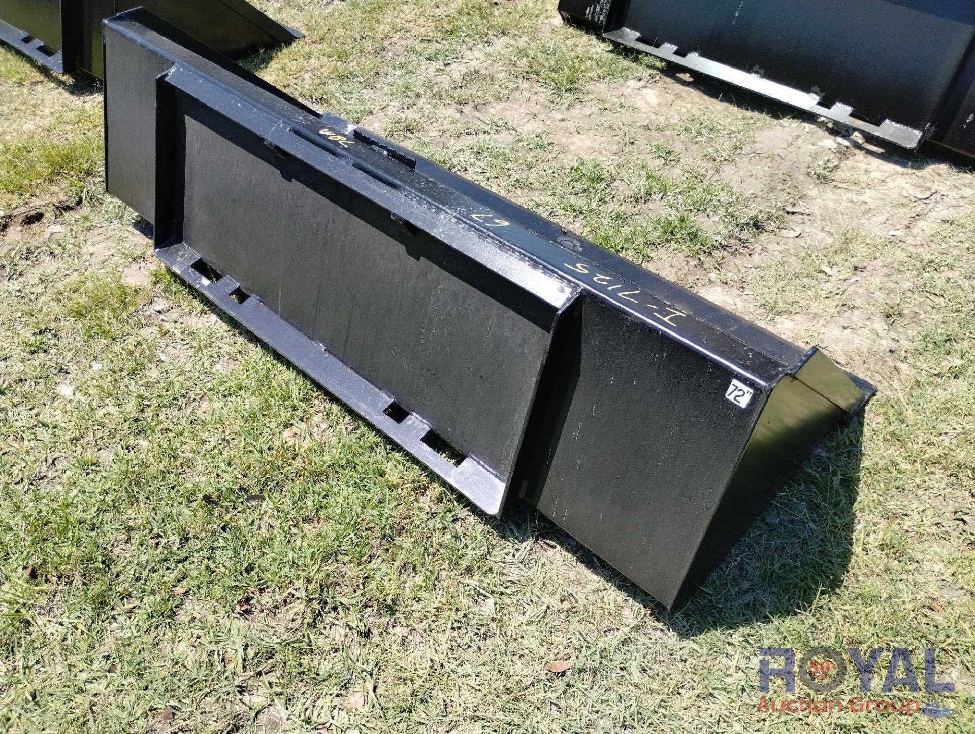 72" Skid Steer Bucket Attachment - Image 3 of 4
